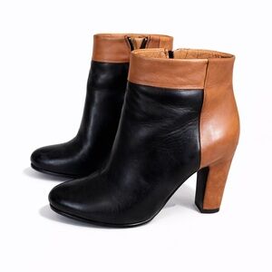 Sam Edelman Black & Brown Booties